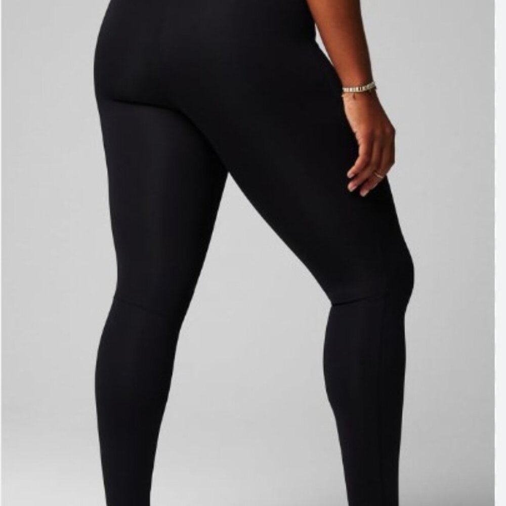 Women's FABLETICS Atlantis Scuba High-Waisted Black Leggings- Size XL - FAB!